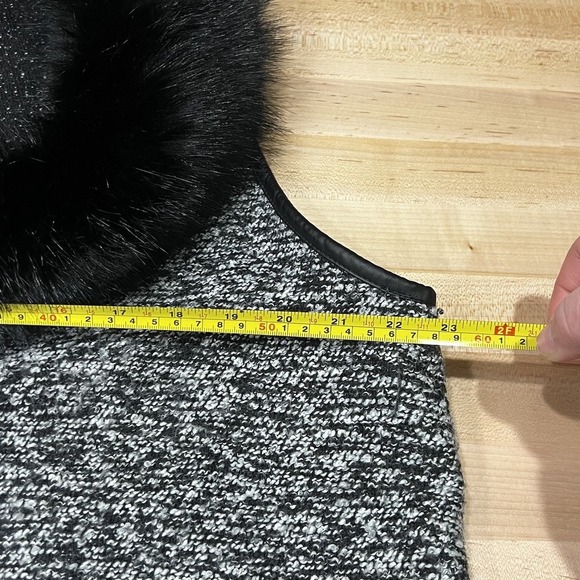 Talbots Removable Faux Fur-Trim Collar Longline Boucle Vest, Women's Size 1X‎ - Picture 8 of 11